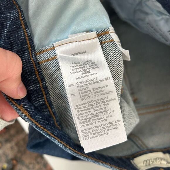 Madewell stove-pipe full length denim jean size 24 - Picture 7 of 7